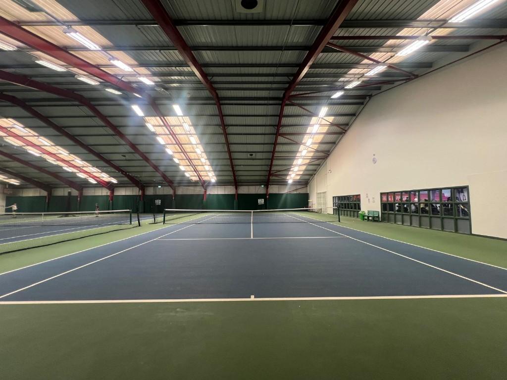Tennis courts at Islington Tennis Centre, London
